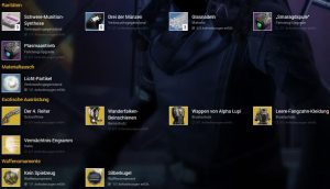 Xur – Agent der Neun: Standort und Inventar (02.12.2016 – 04.12.2016)