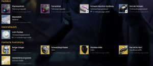 Xur – Agent der Neun: Standort und Inventar (02.09.2016 – 04.09.2016)