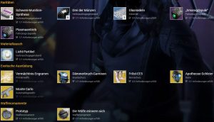 Xur – Agent der Neun: Standort und Inventar (11.11.2016 – 13.11.2016)
